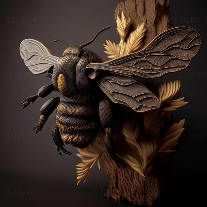 3D модель Bombus balteatus (STL)